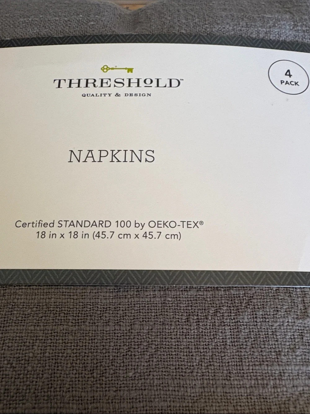 Threshold cotton cloth napkin set